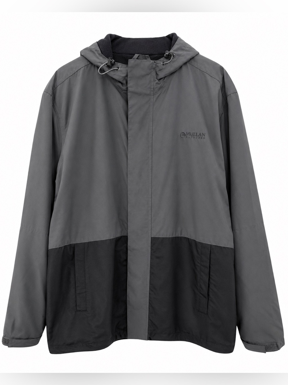 Magellan Outdoor Men’s 2XL Insulated Hooded Jacket Gray/Black Water-Res. Coat - Picture 1 of 3